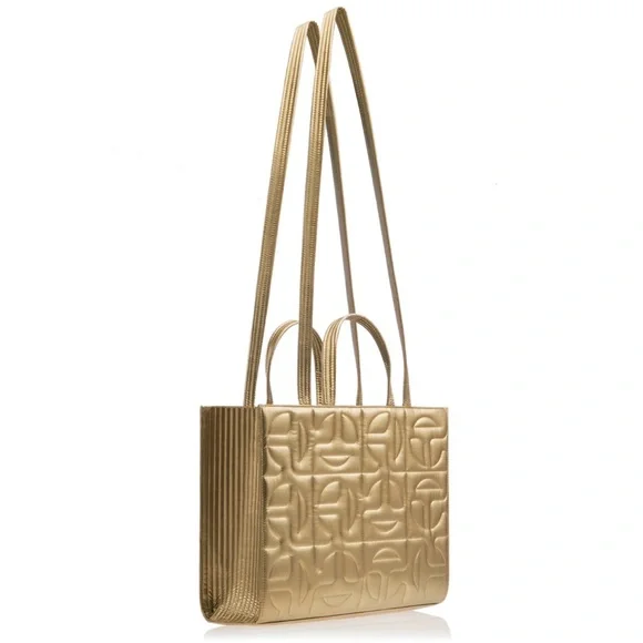 Telfar x Moose Knuckles edition medium shopper (Quilted Gold) - Picture 2 of 4